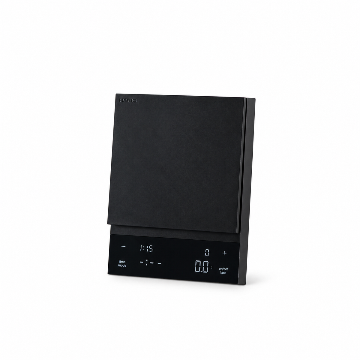 Hario Polaris digital coffee scale with timer for pour-over brewing, available at Sortie Coffee in Thessaloniki.