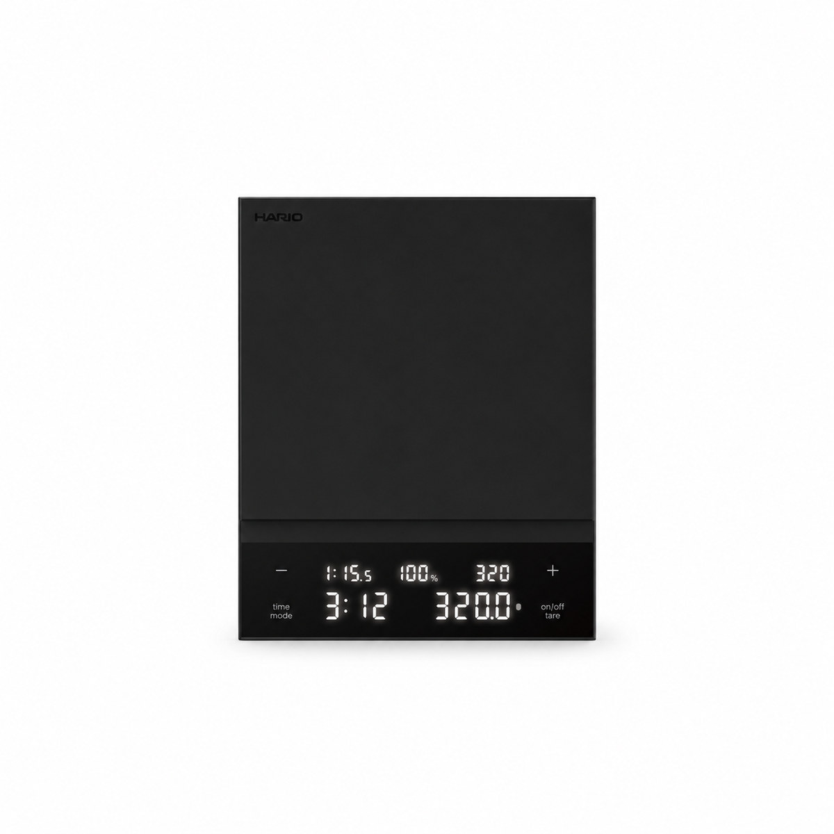 Hario Polaris digital coffee scale with timer for pour-over brewing, available at Sortie Coffee in Thessaloniki.